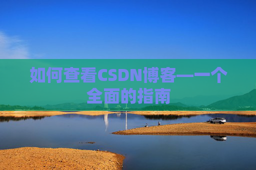 如何查看CSDN博客—一个全面的指南